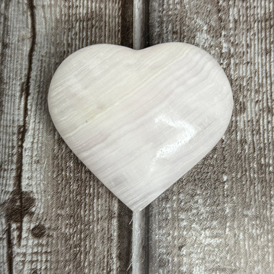 Pink Calcite Heart