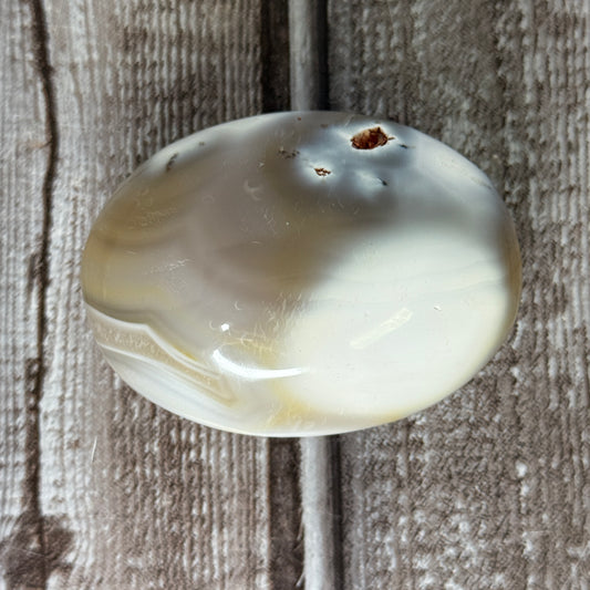 Orca Agate Palm Stone