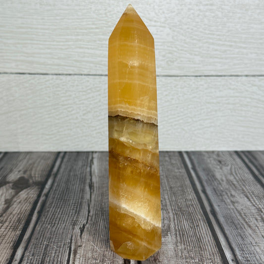 Orange Calcite Tower