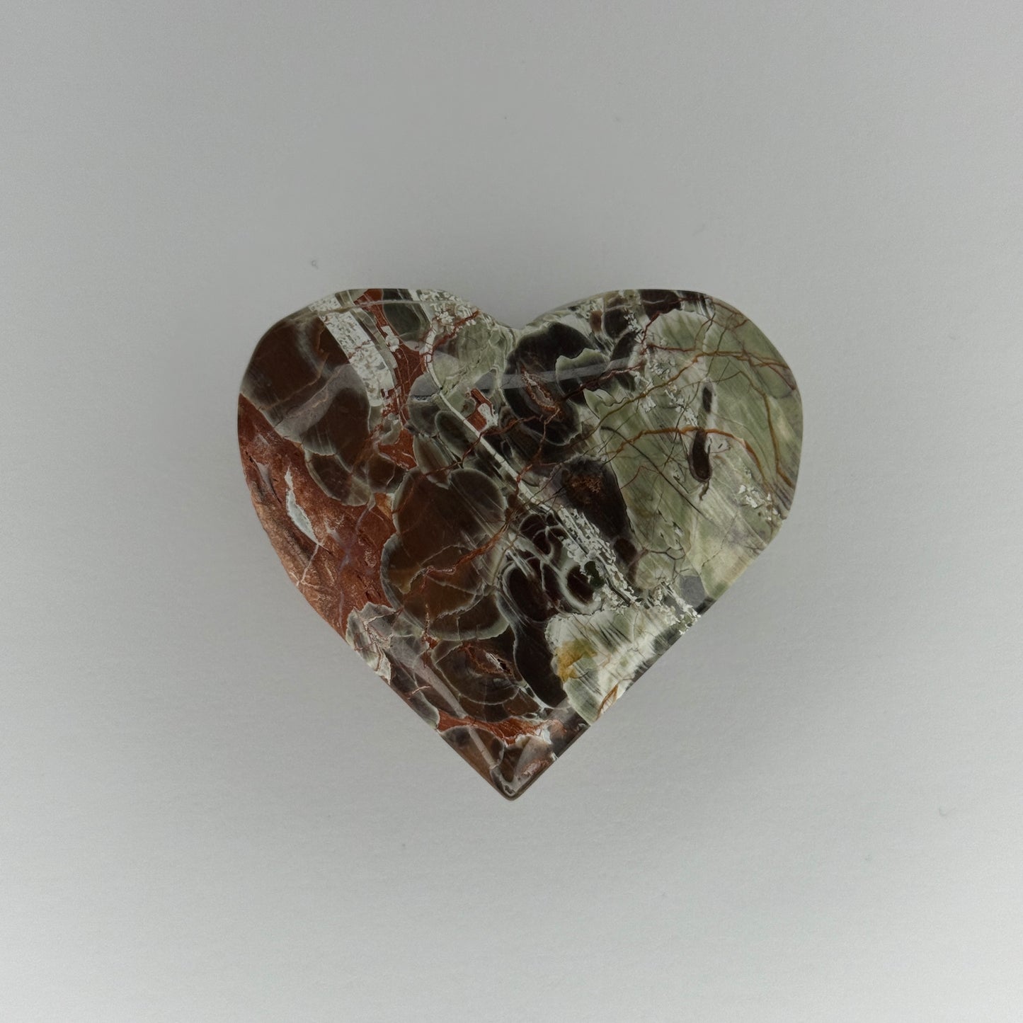 Money Agate Heart
