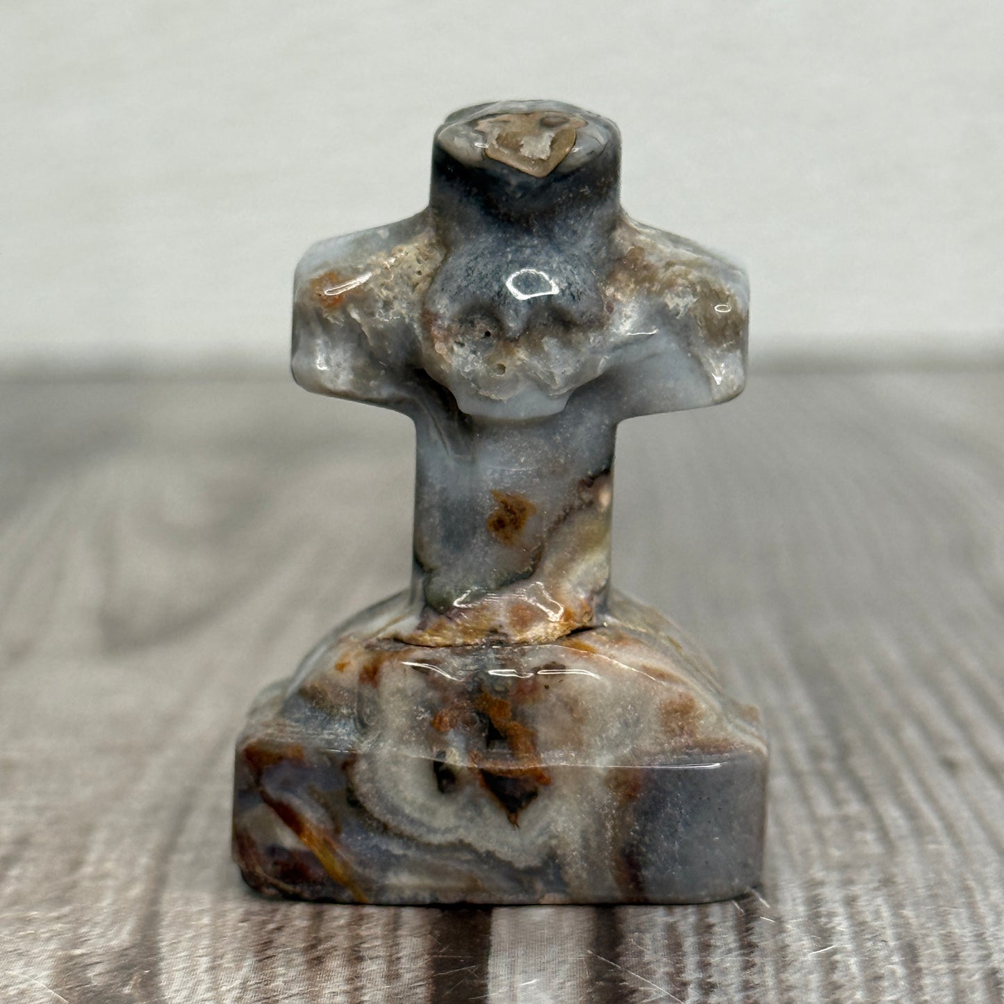 Cross on Tombstone