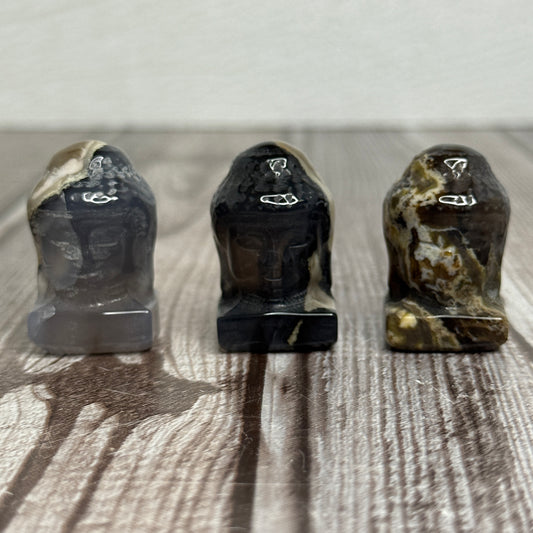 Volcano Agate Buddha