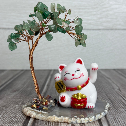 Tree w/ Waving Cat