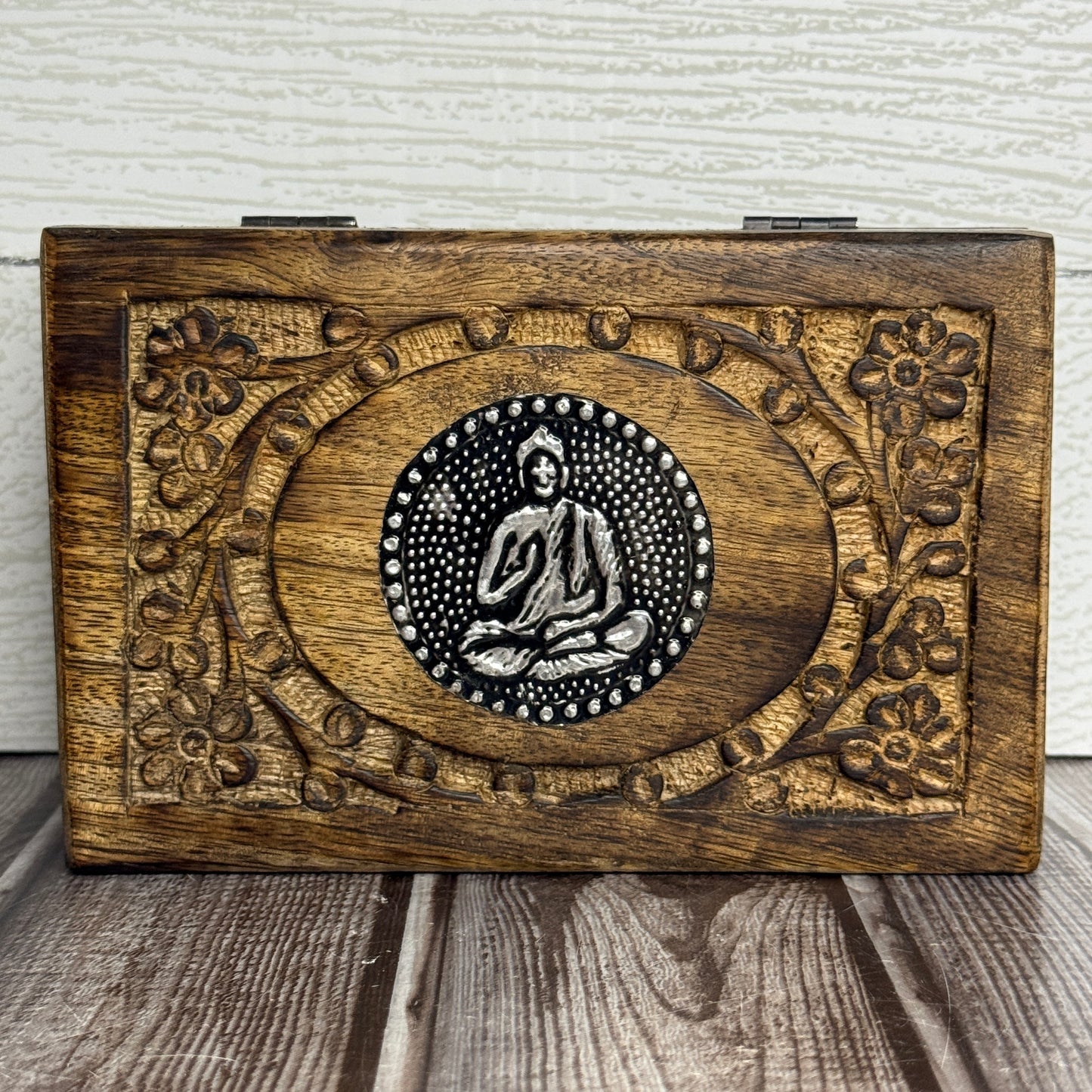 Carved Wood Box