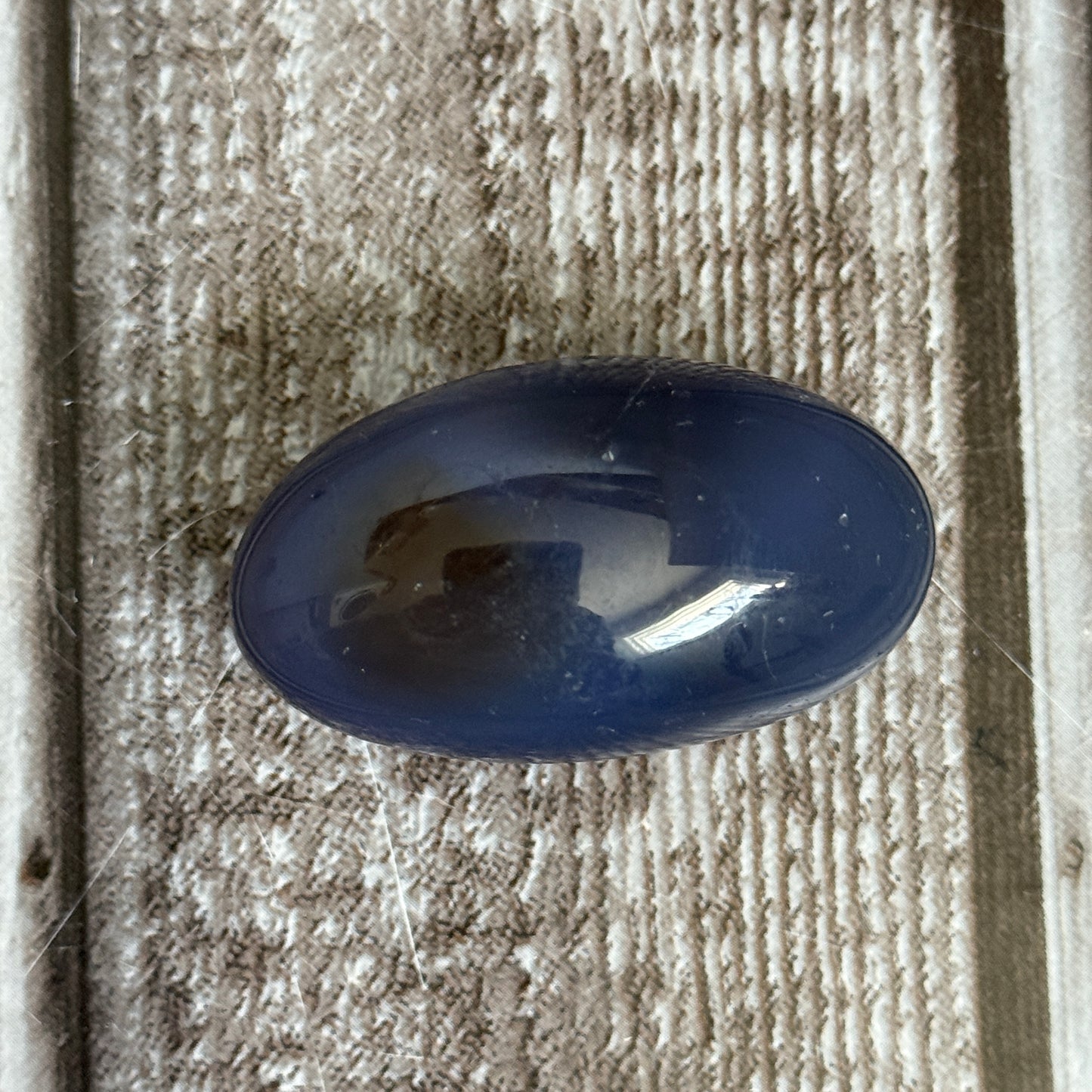 Blue Flower Agate Egg