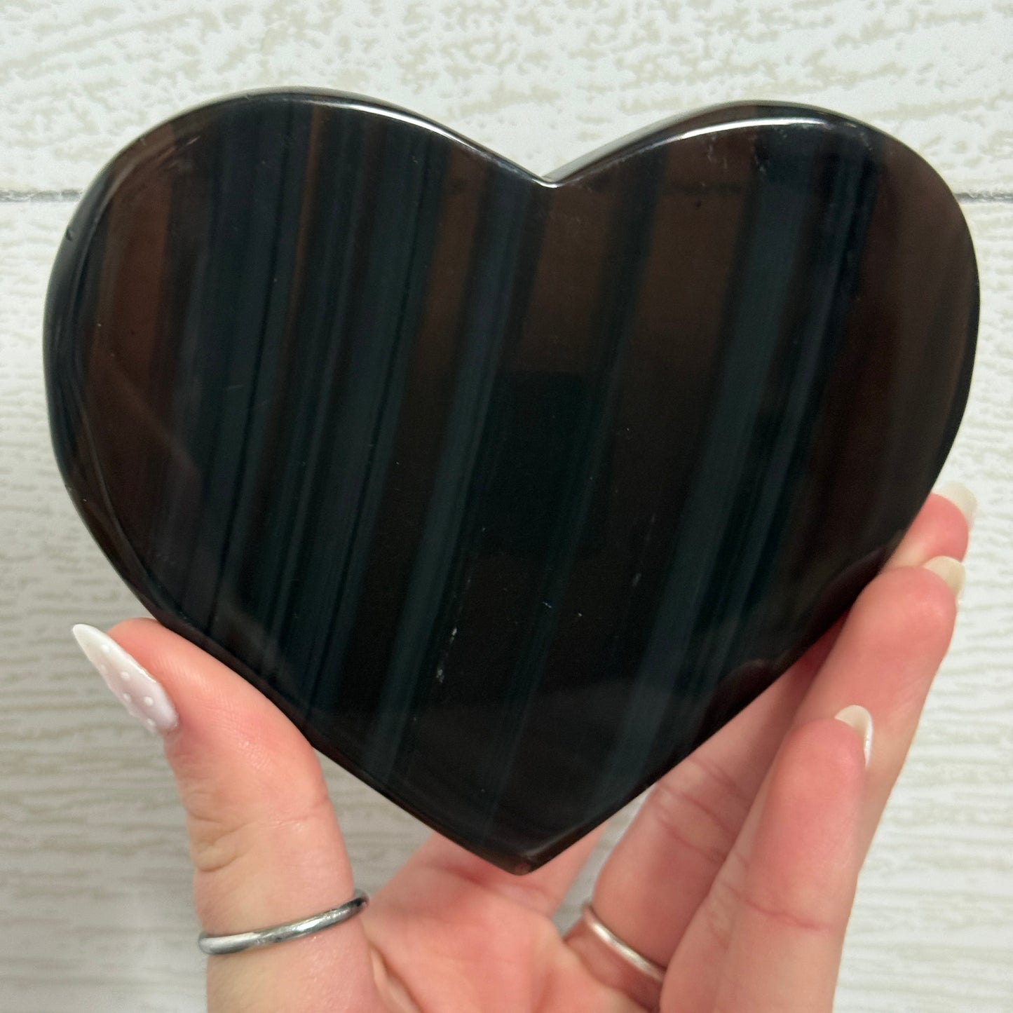 Midnight Lace Obsidian Plate