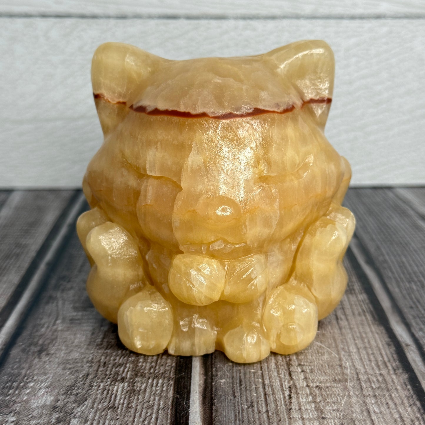 Honey Calcite  9 Tail Fox