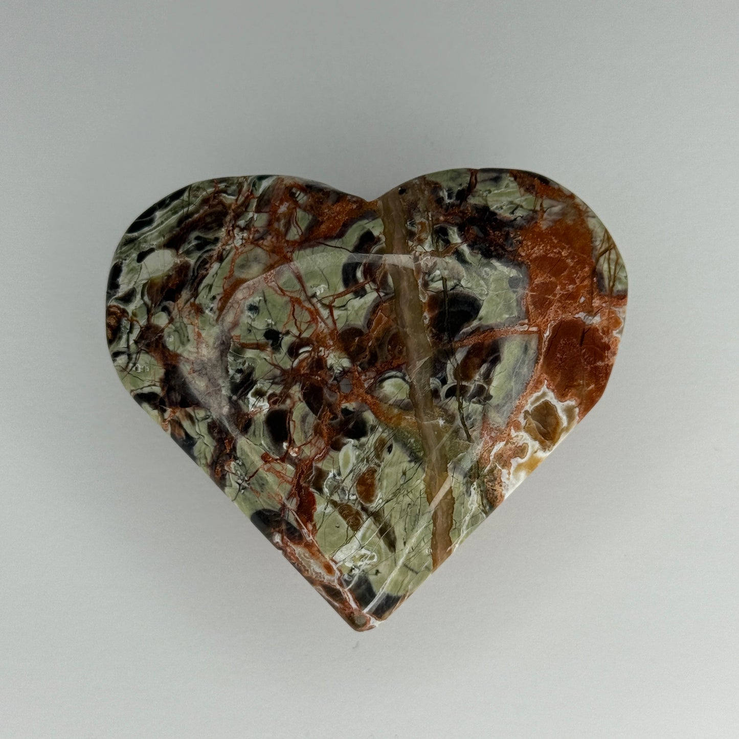 Money Agate Heart