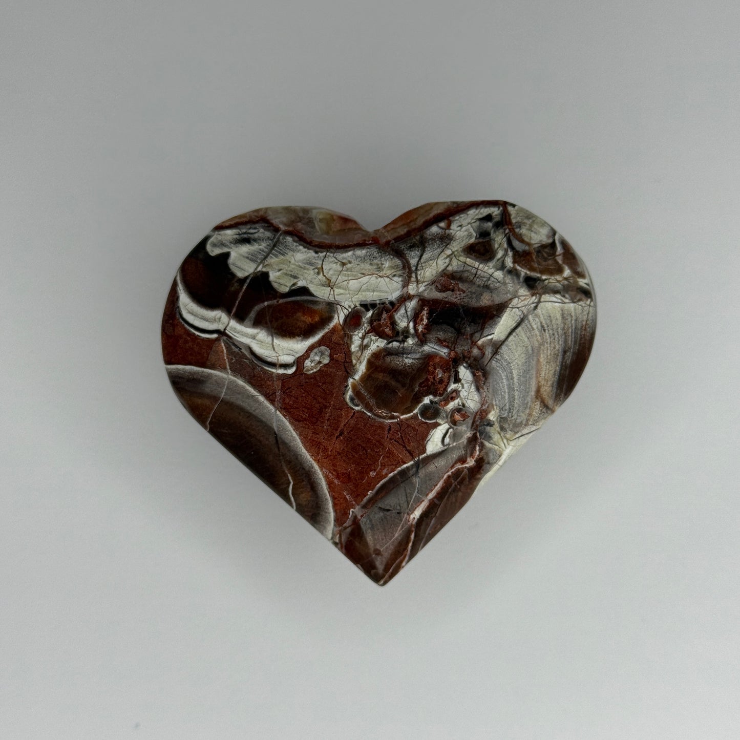 Money Agate Heart
