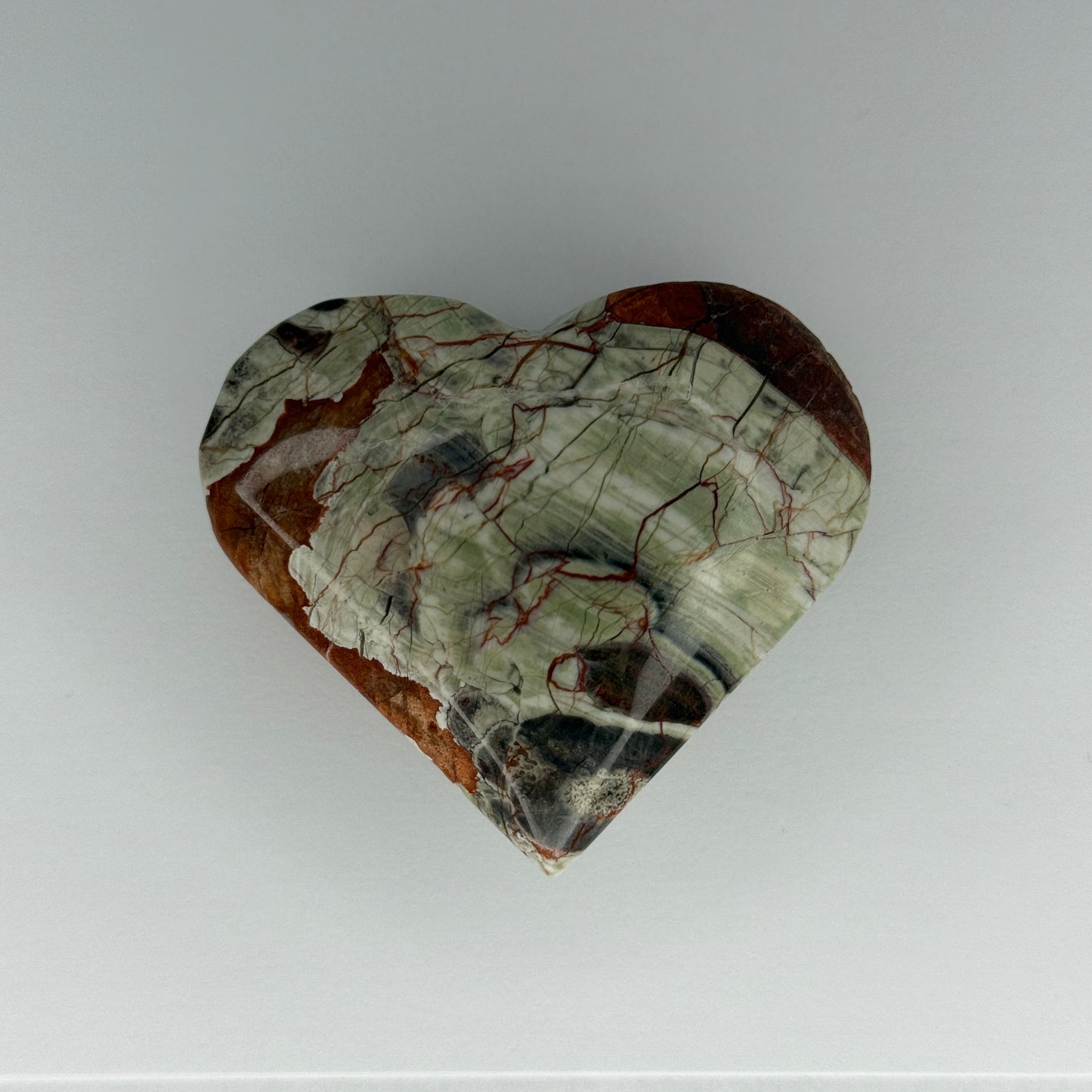 Money Agate Heart