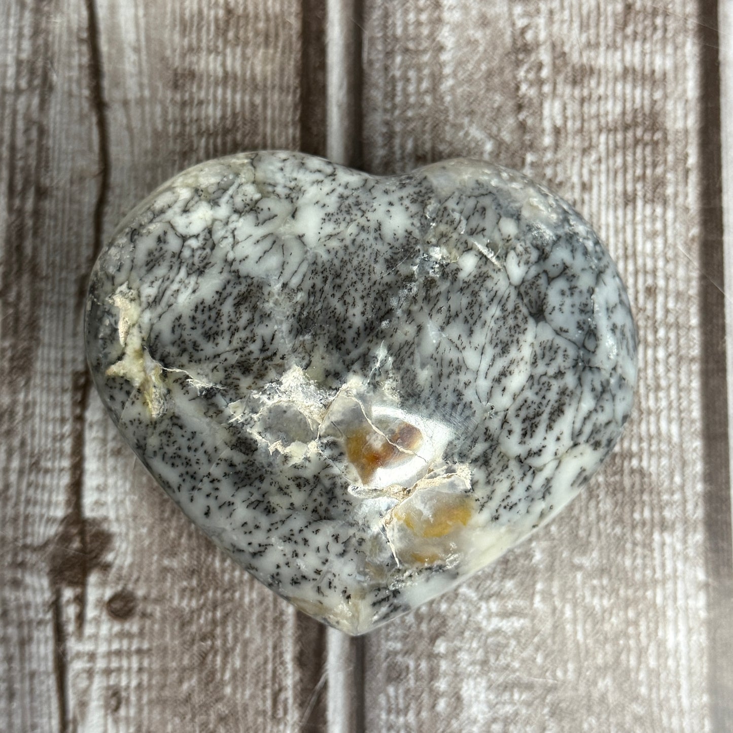 Dendritic Agate Heart