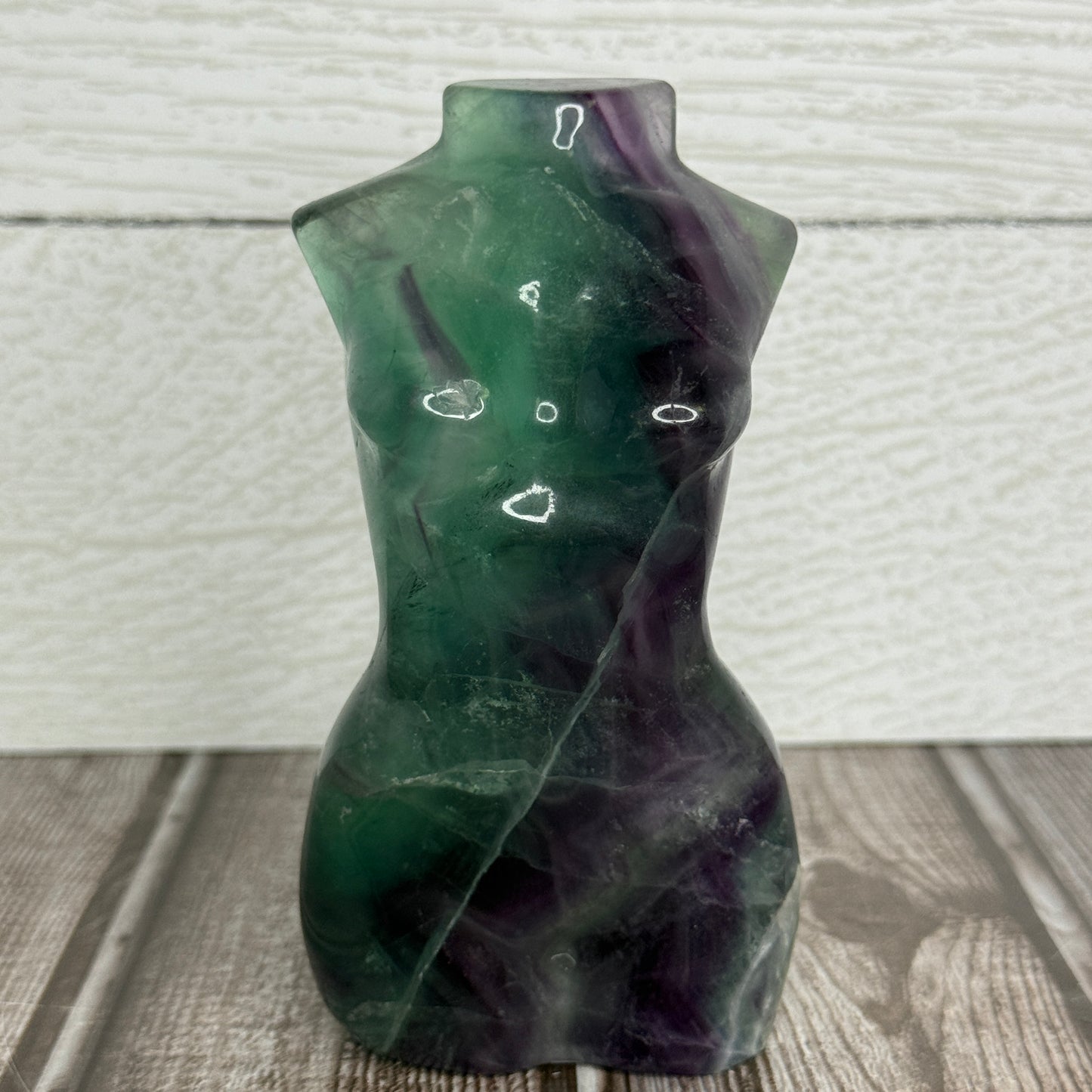 Rainbow Fluorite Goddess Body