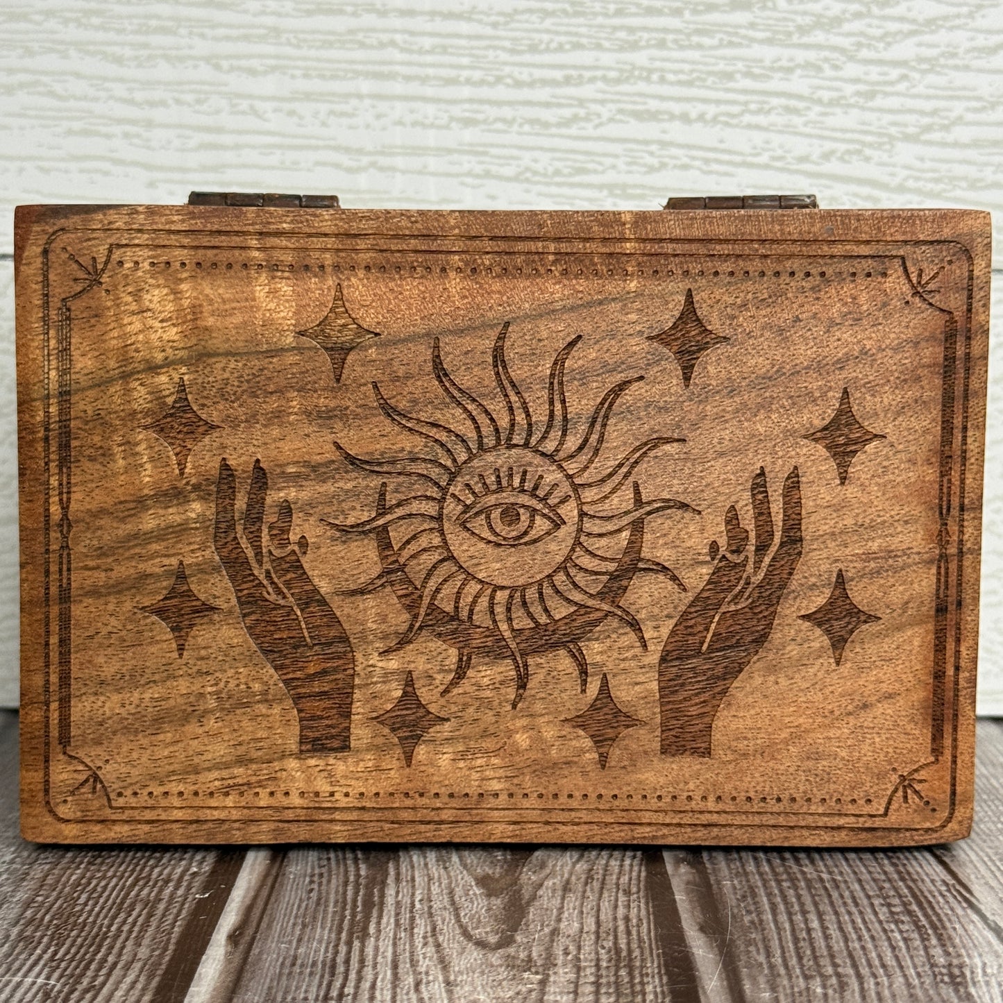 Carved Wood Box