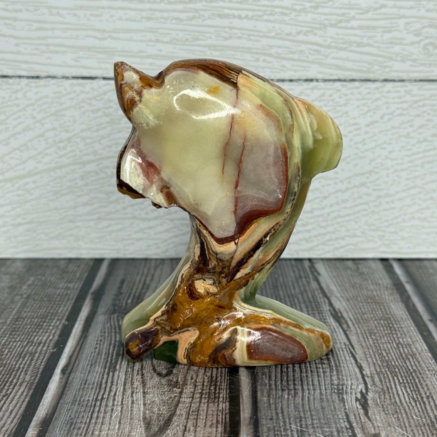 *Broken* Green Banded Onyx Dolphin