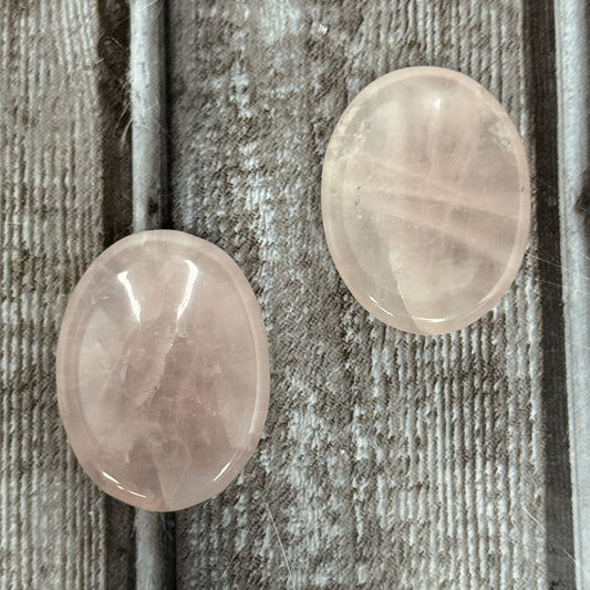 Rose Quartz Worry Stone