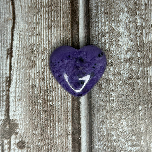 Charoite Heart