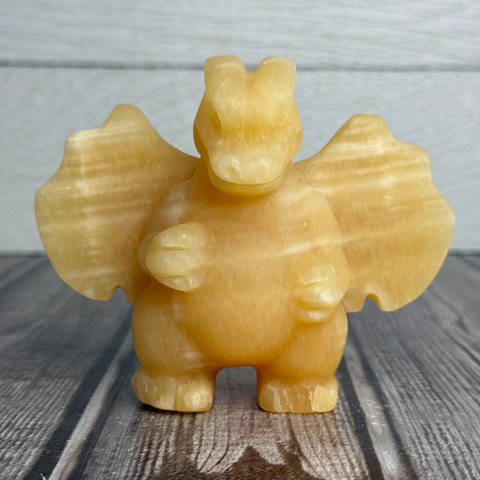 Yellow Calcite Charizard