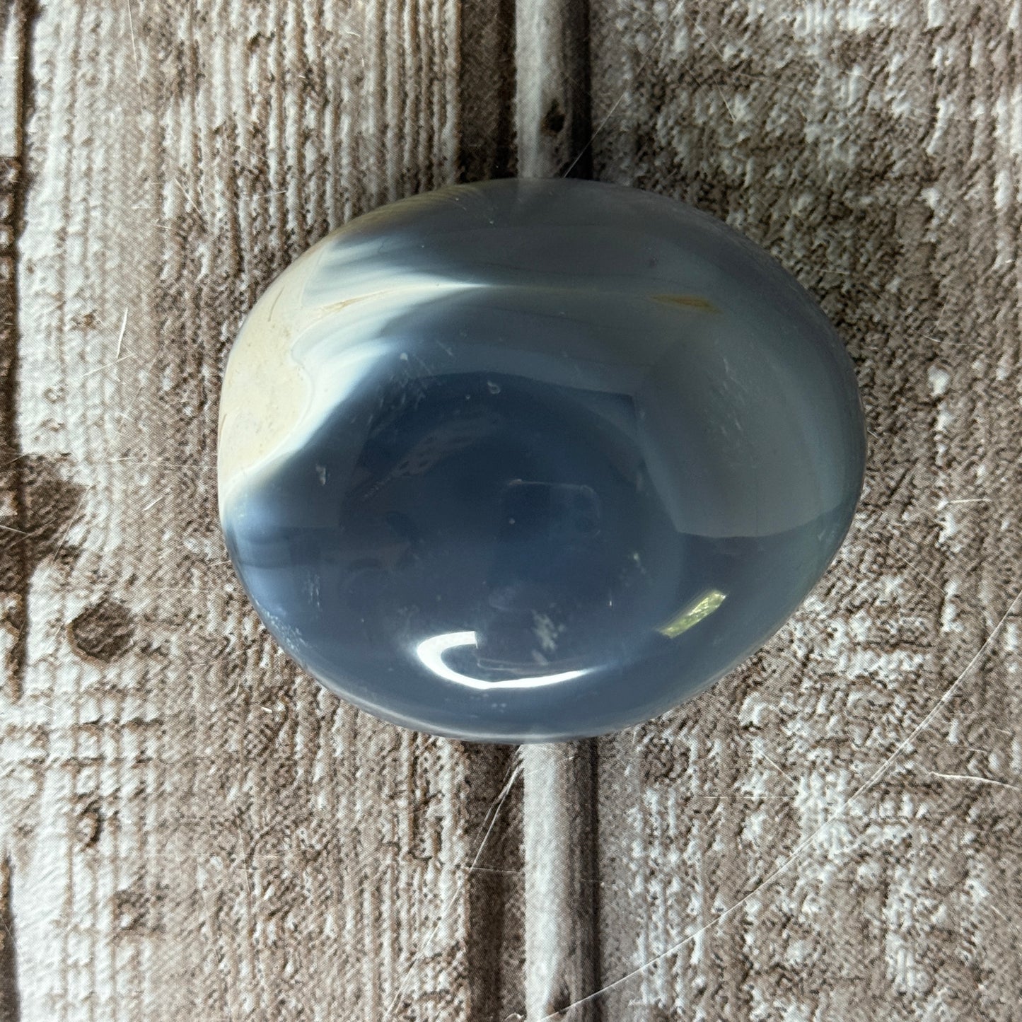 Orca Agate Palm Stone