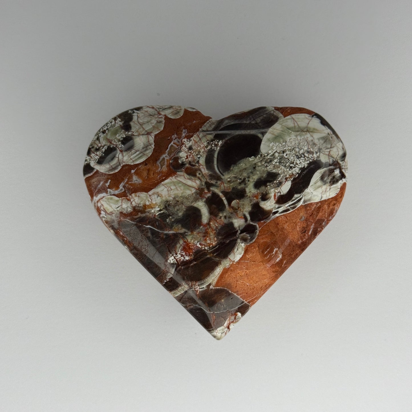 Money Agate Heart