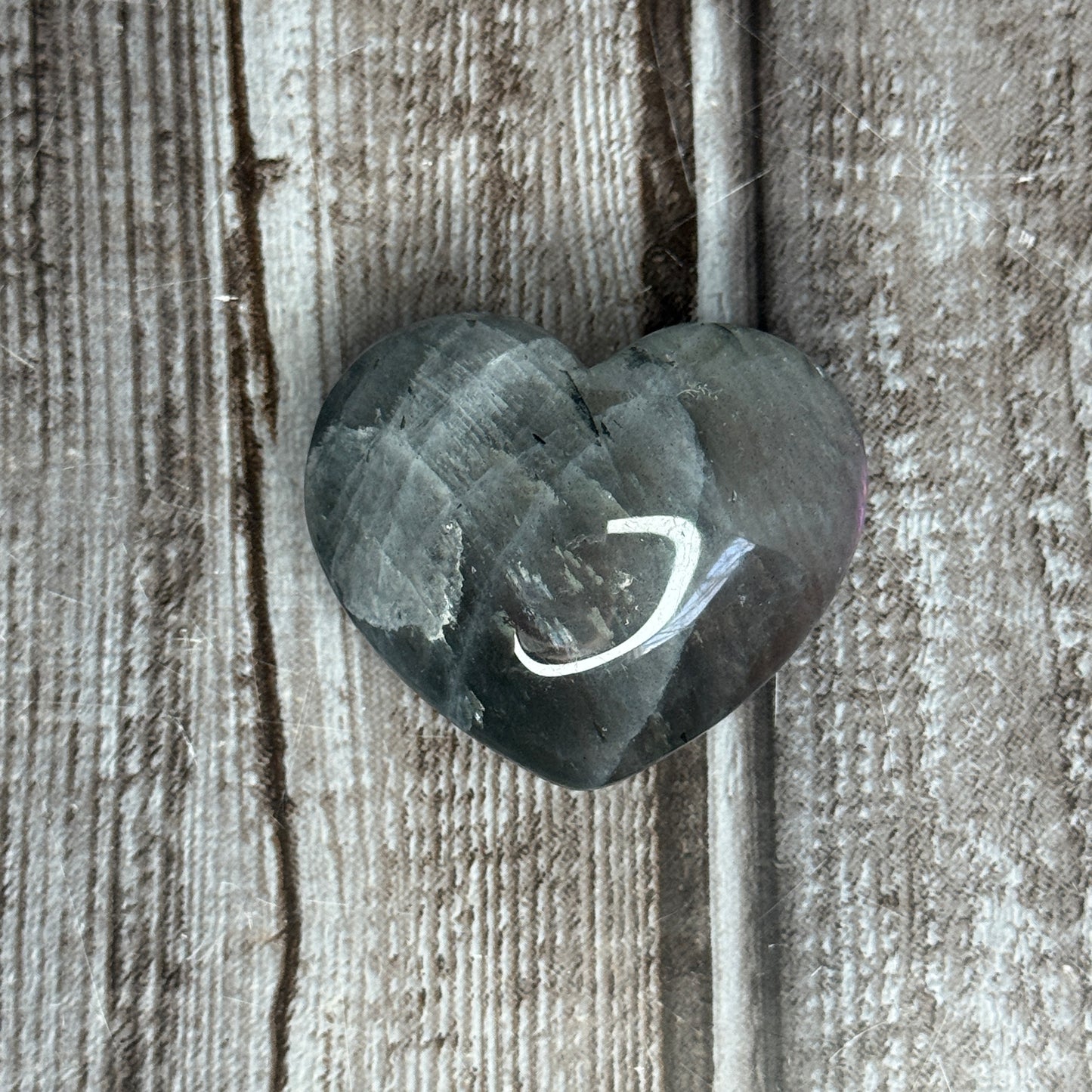 Labradorite Heart