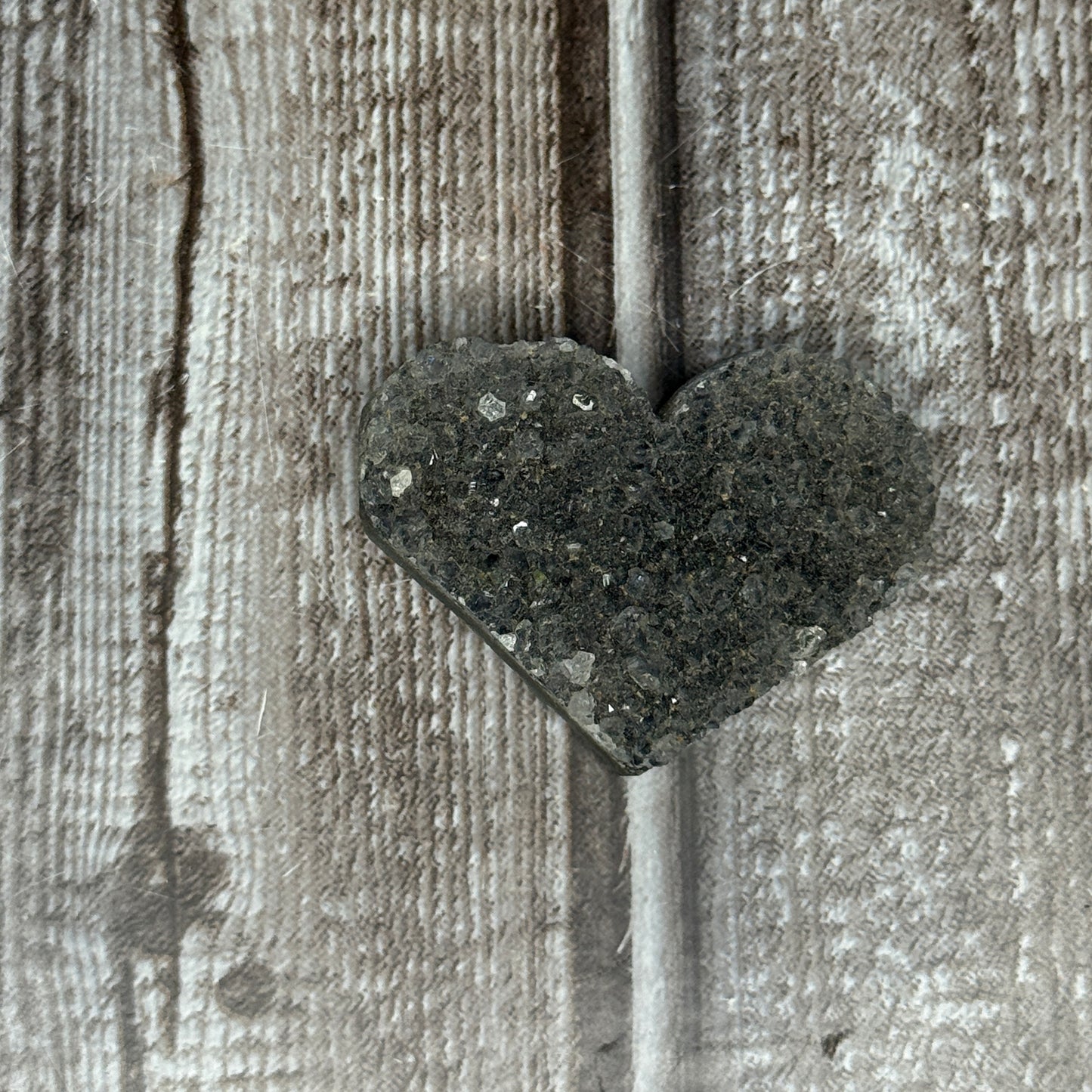 Amethyst Druzy Heart Polished