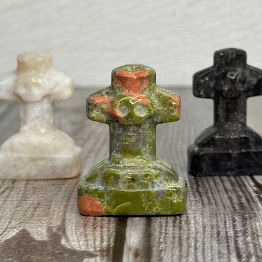 Cross on Tombstone
