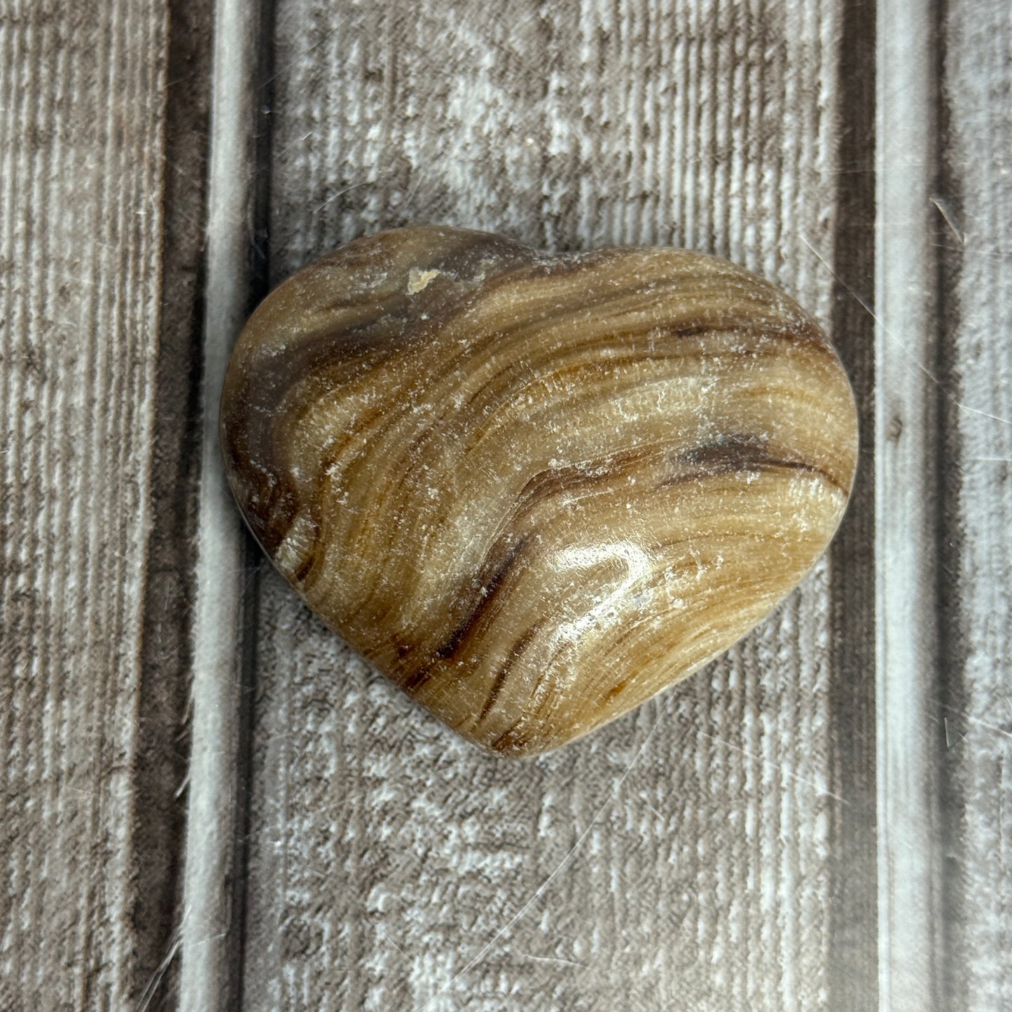 Chocolate Calcite Heart