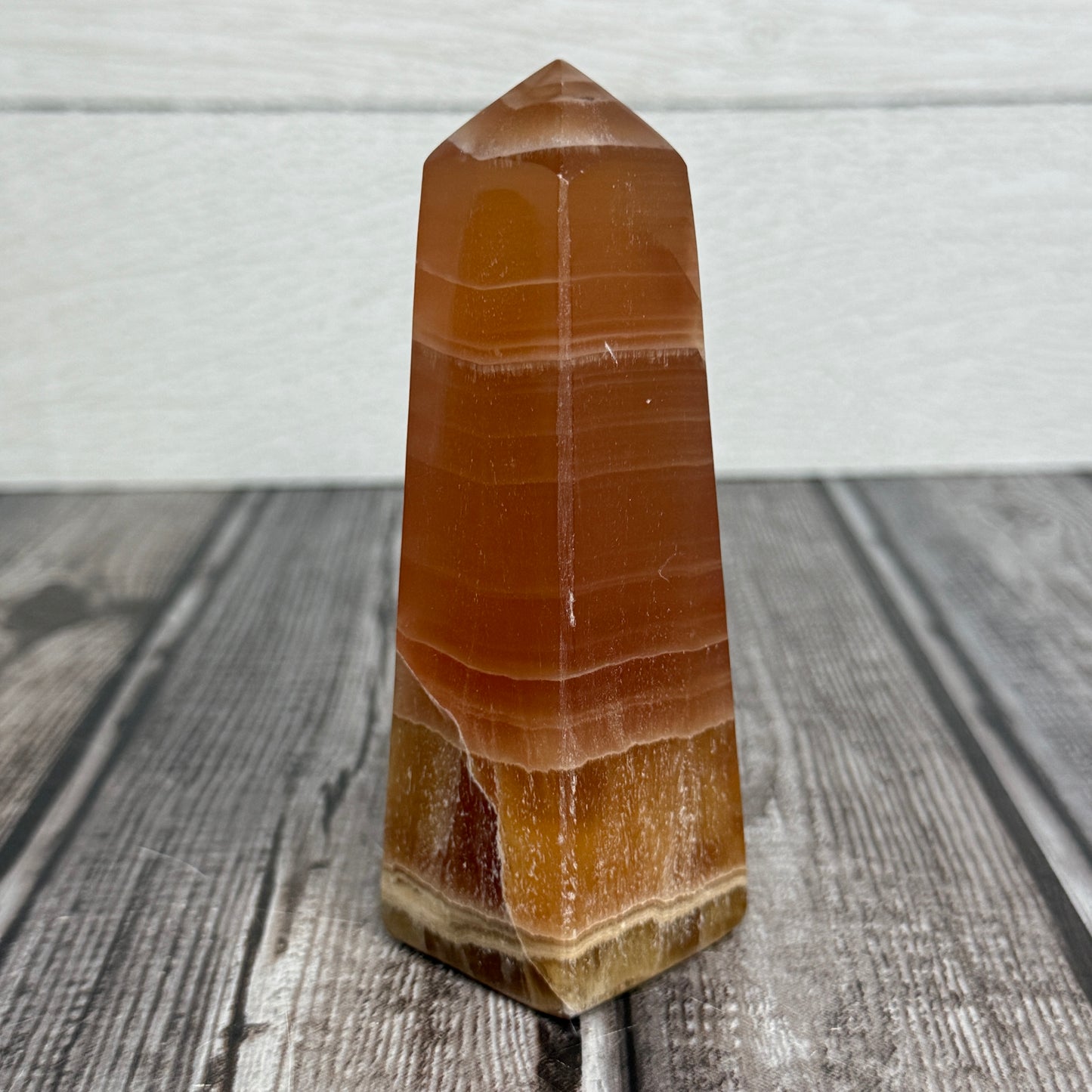 Honey Calcite Tower