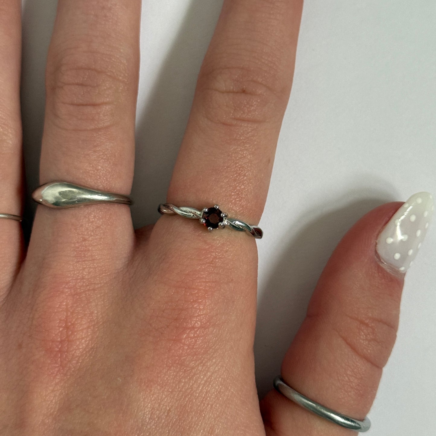 Ring Sterling Silver Over Nickel Free Material