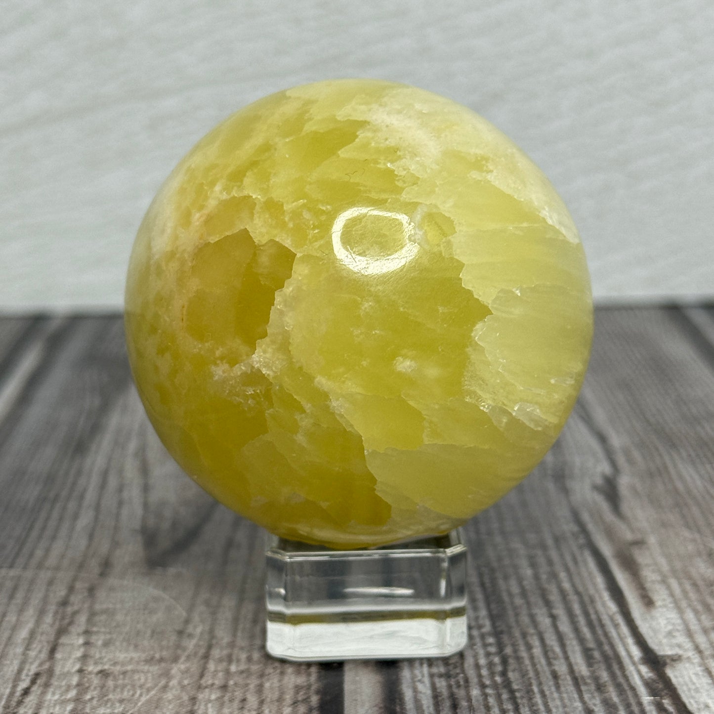 Lemon Calcite Sphere