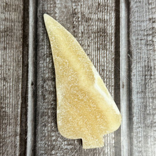 Yellow Calcite Leaf