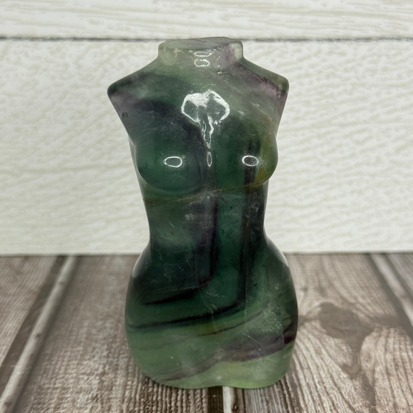Rainbow Fluorite Goddess Body