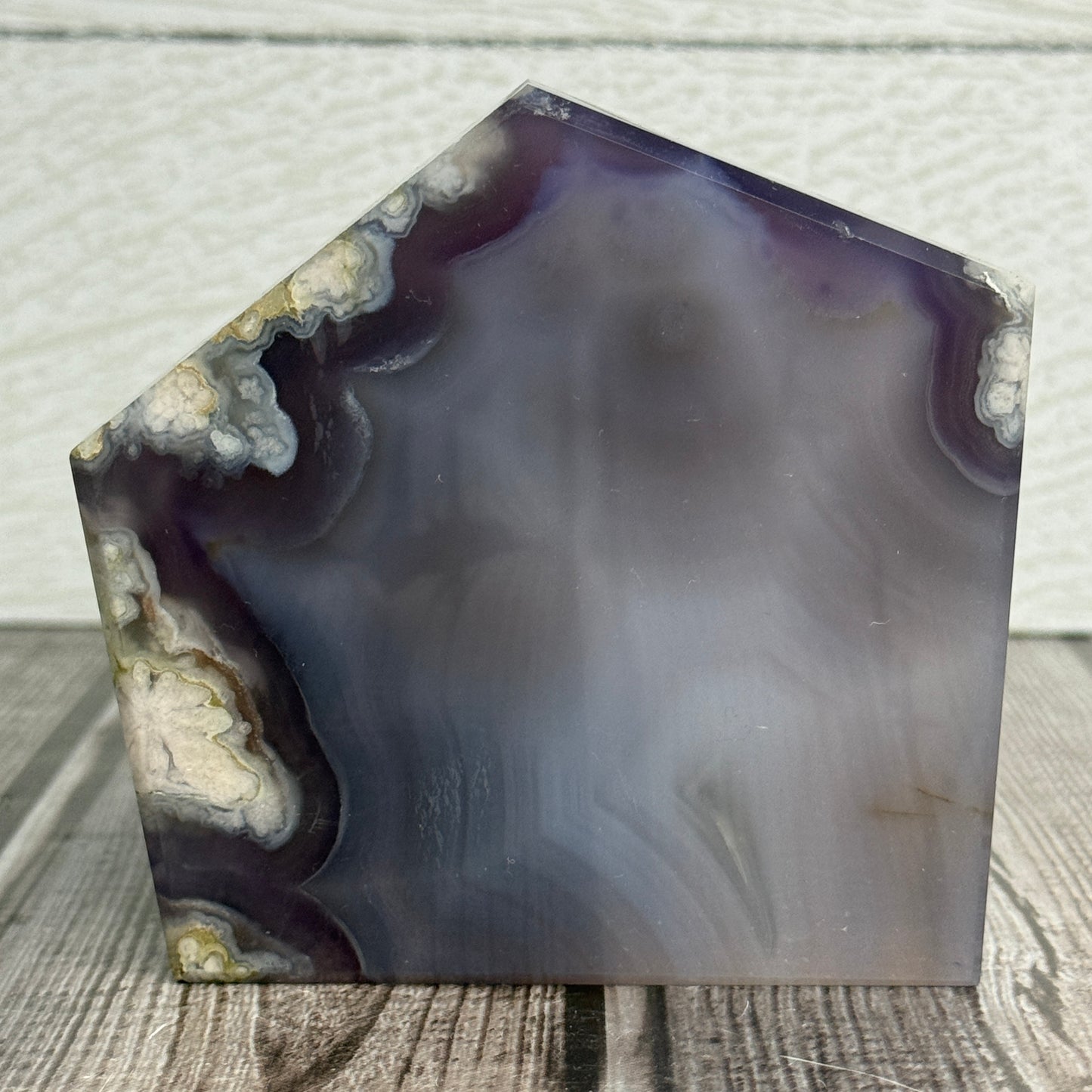 Blue Flower Agate Slab