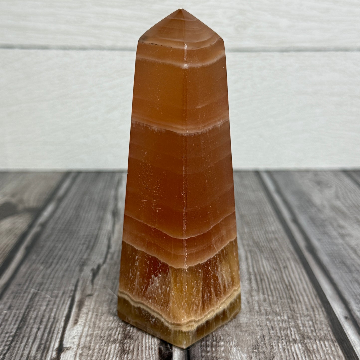 Honey Calcite Tower