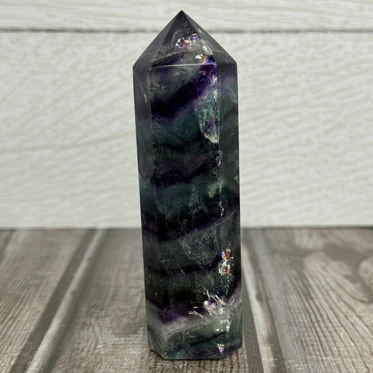 Rainbow Fluorite Tower