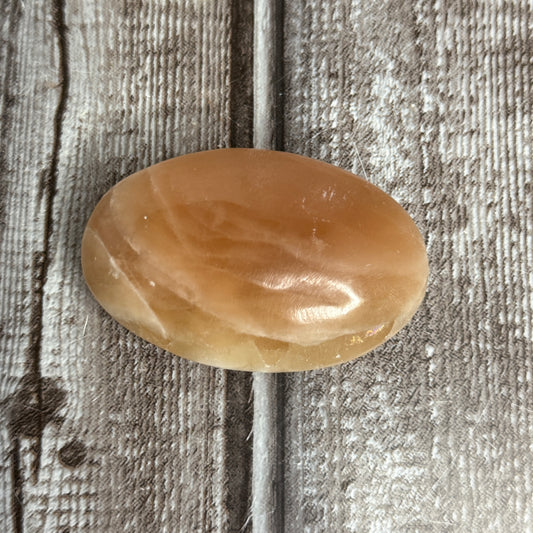 Honey Calcite Palmstone