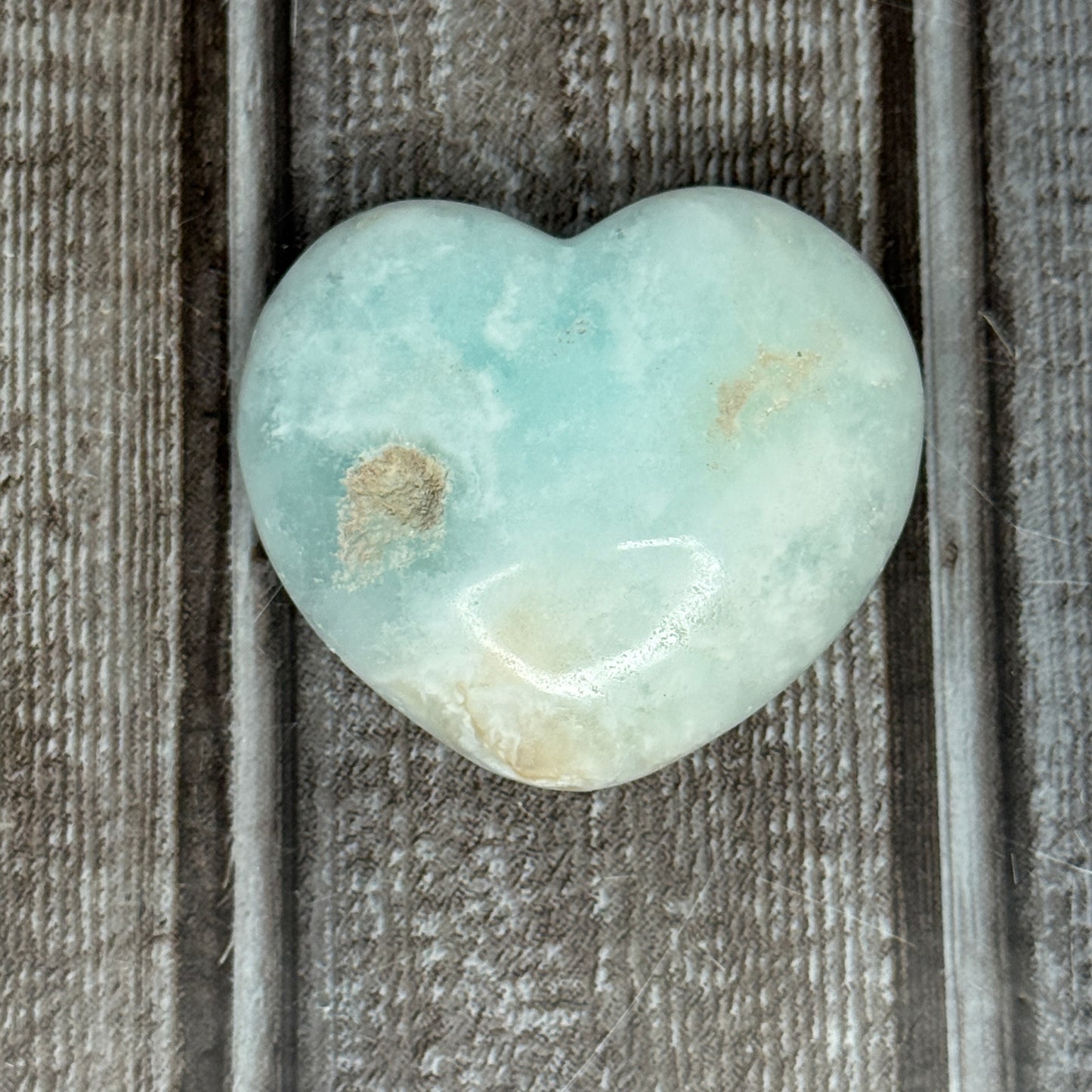 Caribbean Calcite Heart