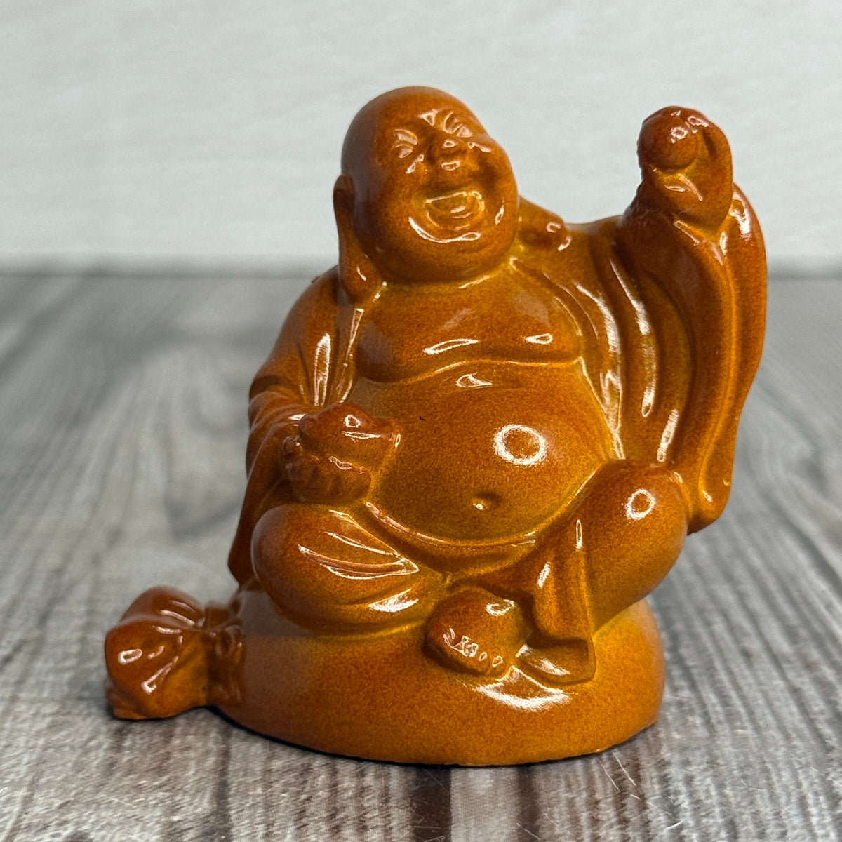 Wood Buddha Feng Shui Figurines