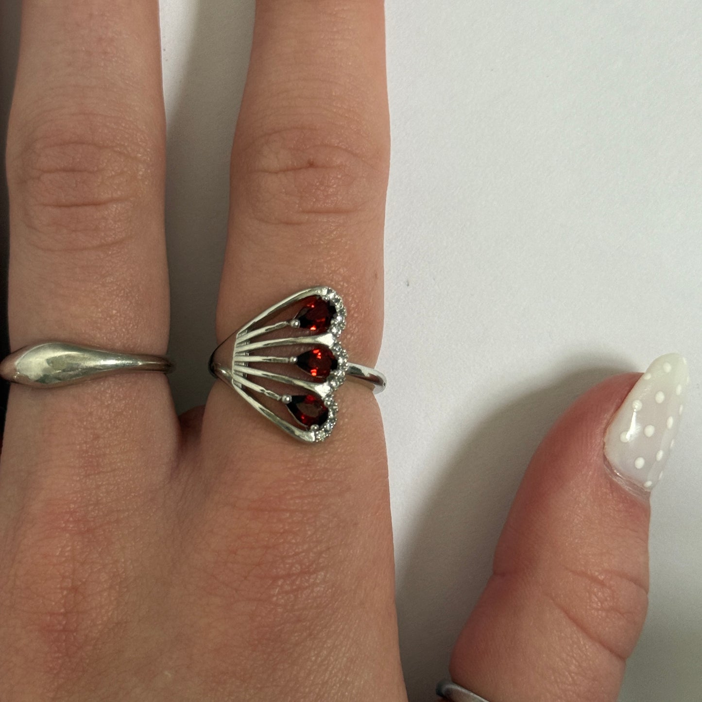 Ring Sterling Silver Over Nickel Free Material
