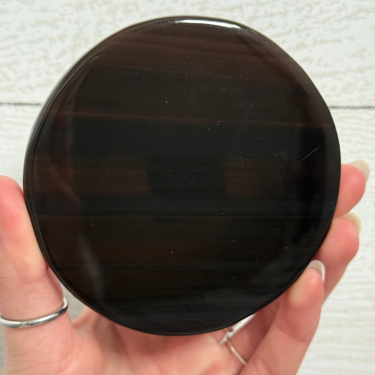Midnight Lace Obsidian Plate