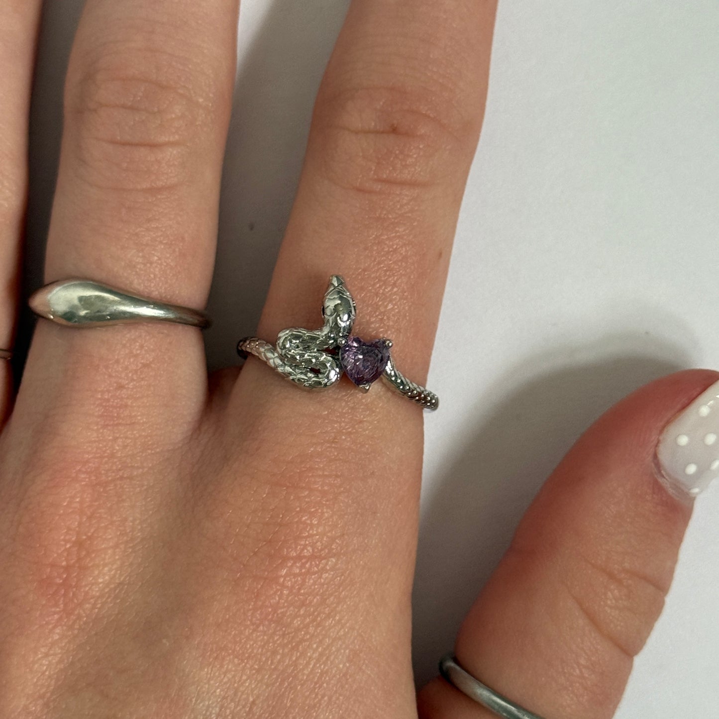 Ring Sterling Silver Over Nickel Free Material