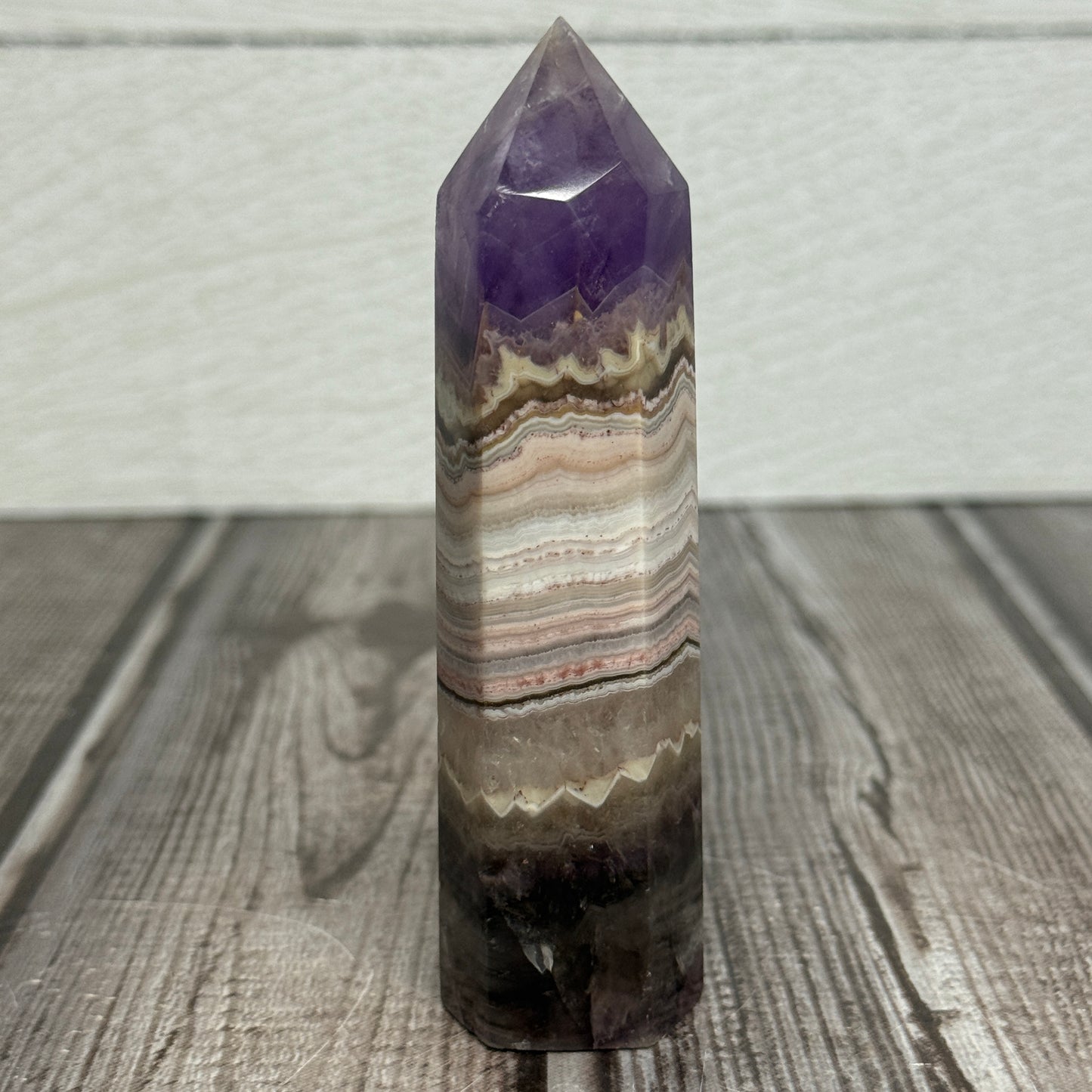 Amethyst with Agate