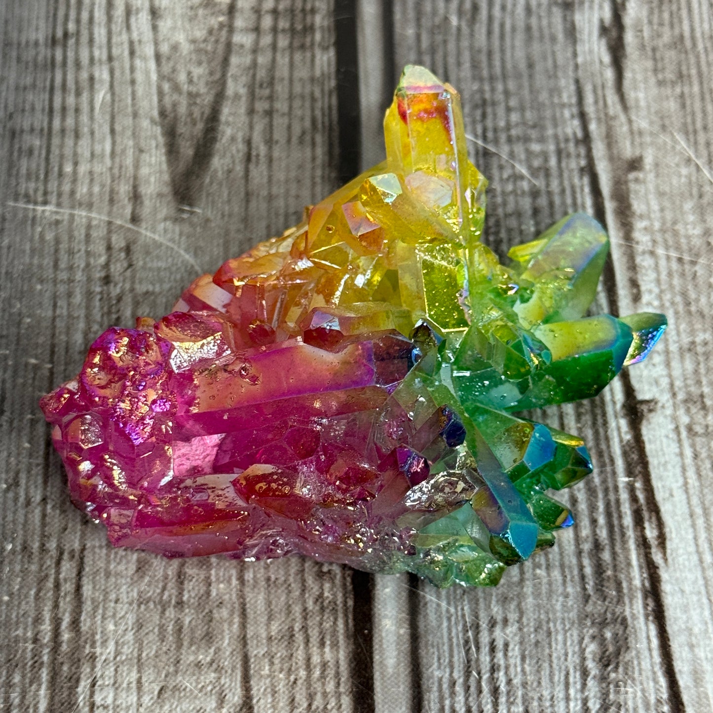Aura Quartz Clusters