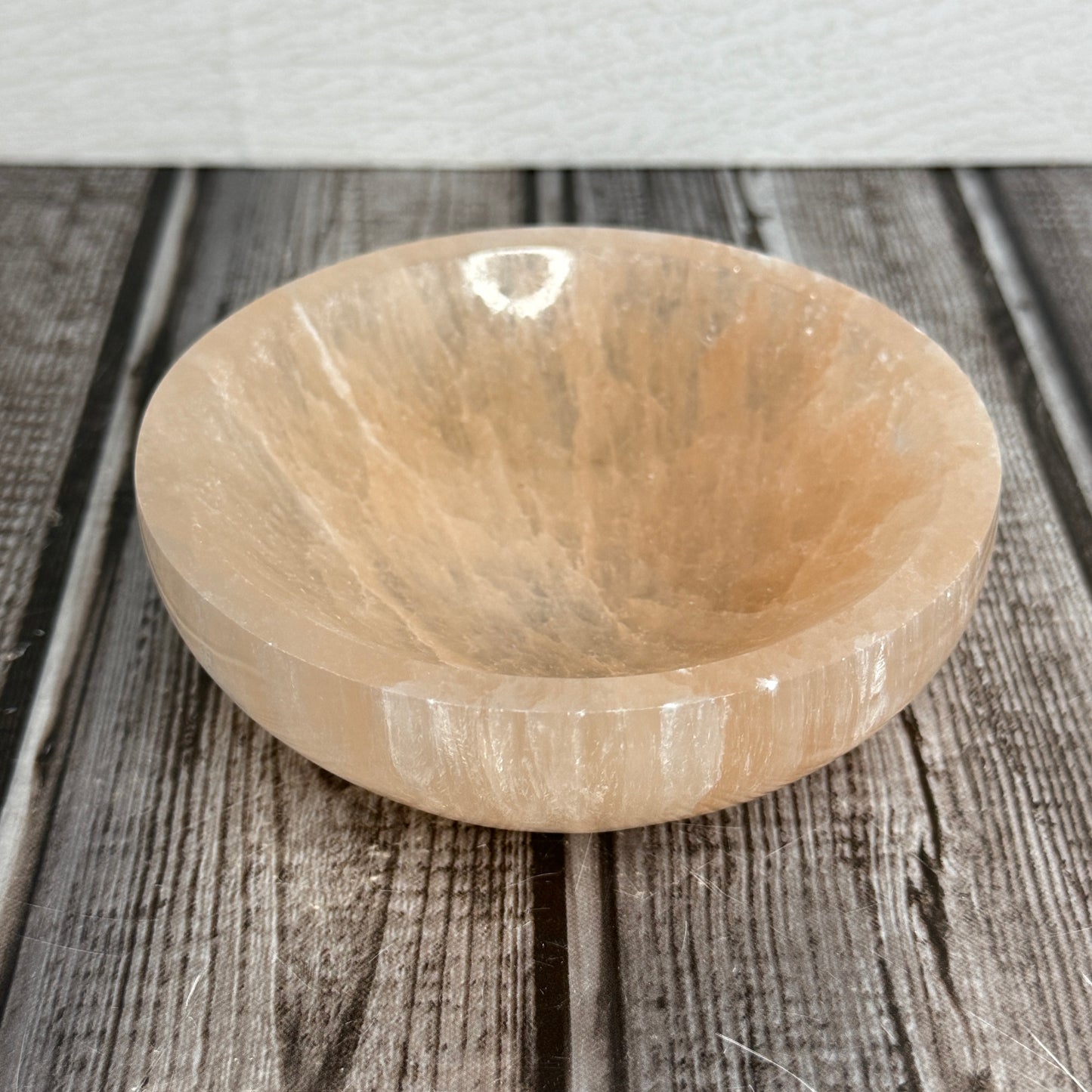 Orange Selenite Bowl