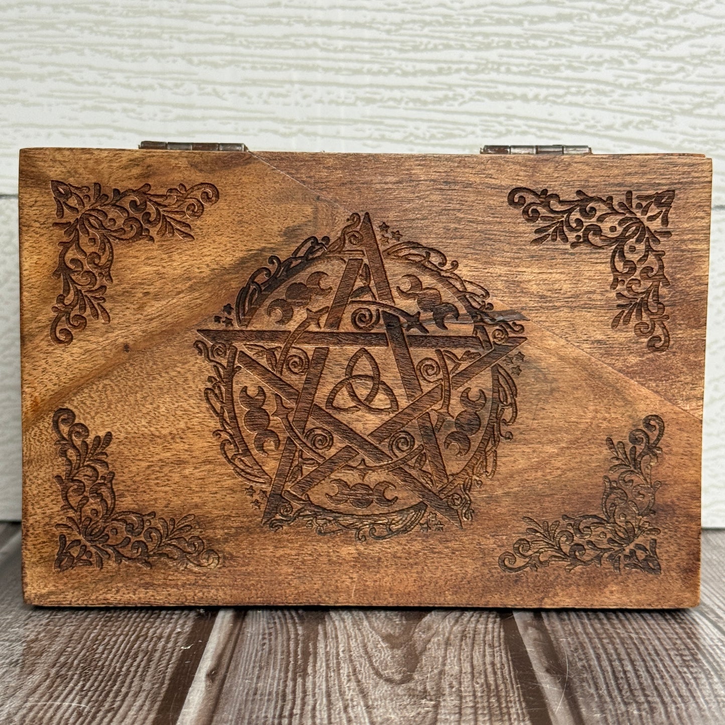 Carved Wood Box