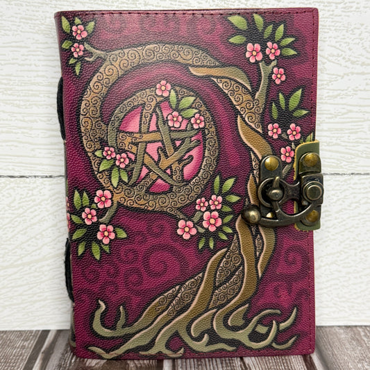 Pink Tree Pentacle Journal