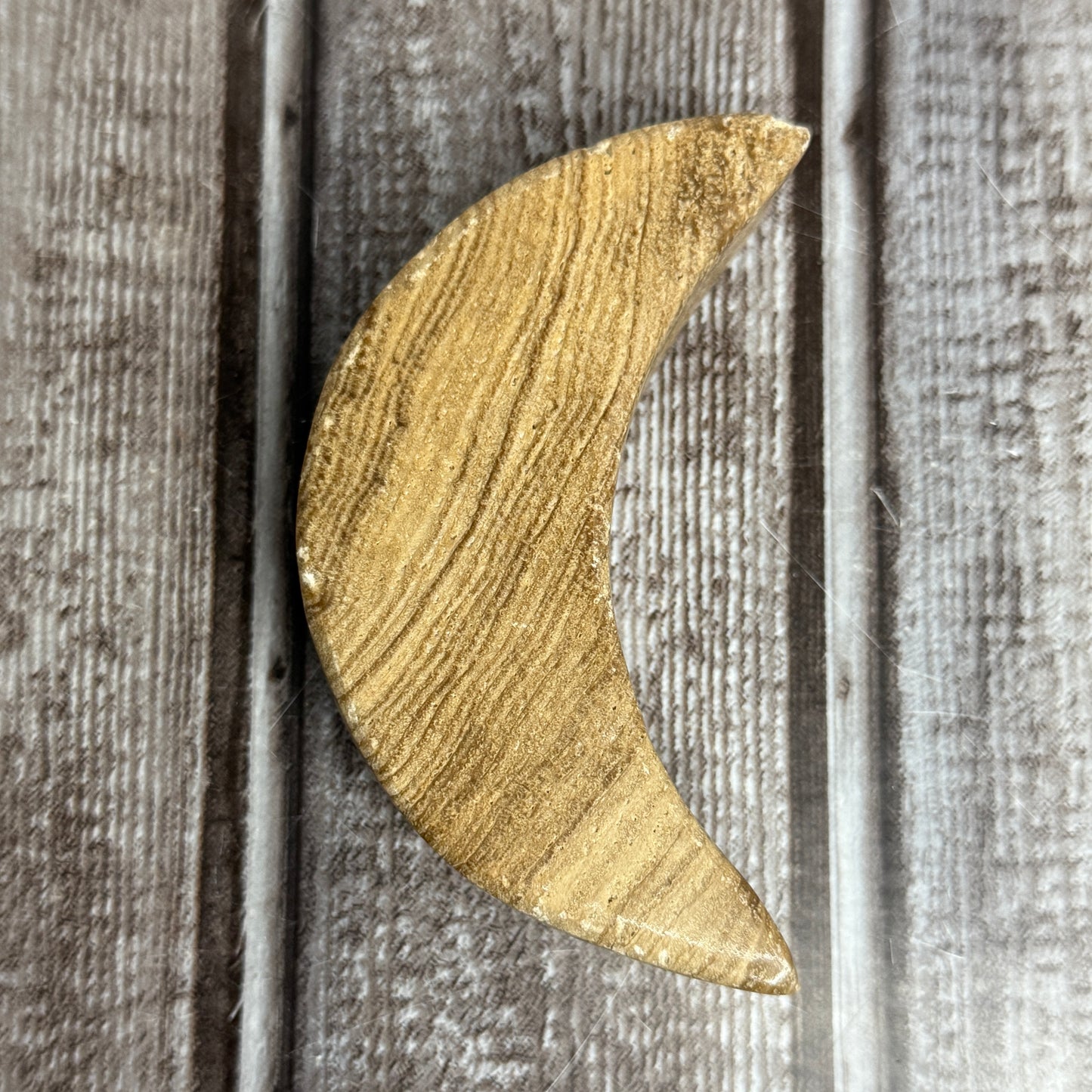 Chocolate Calcite Moon