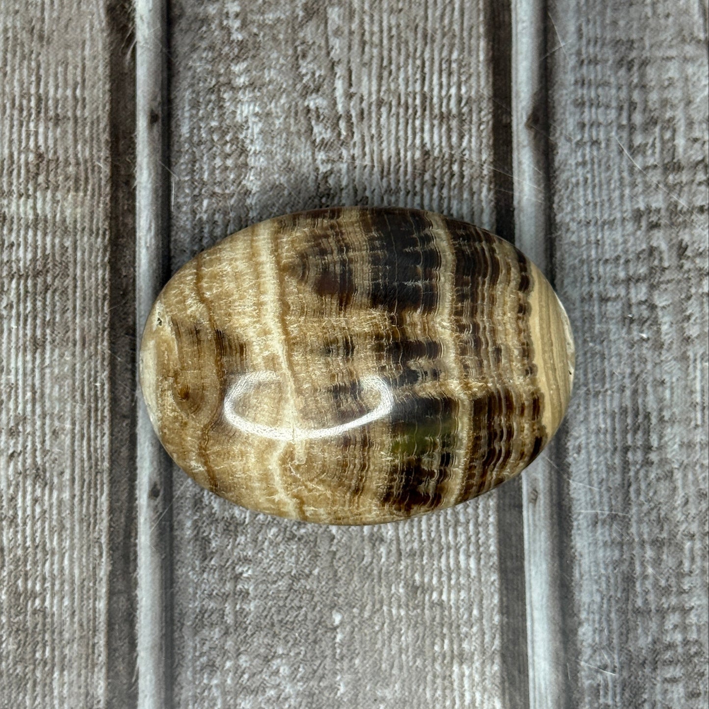 Chocolate Calcite Palmstone