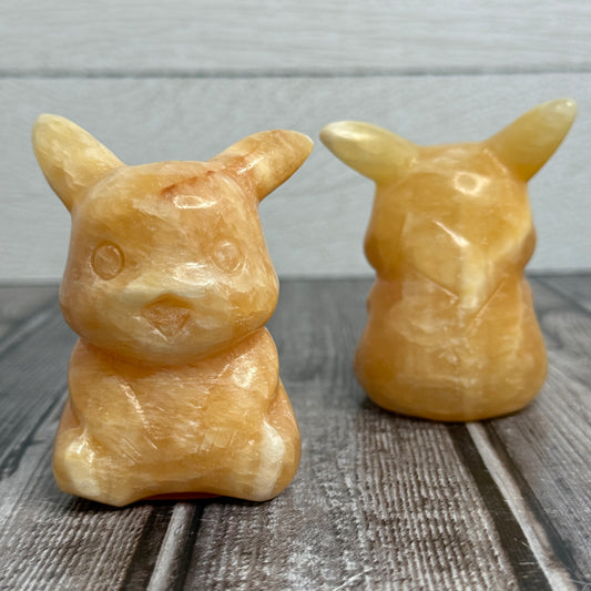 Yellow Calcite Pikachu