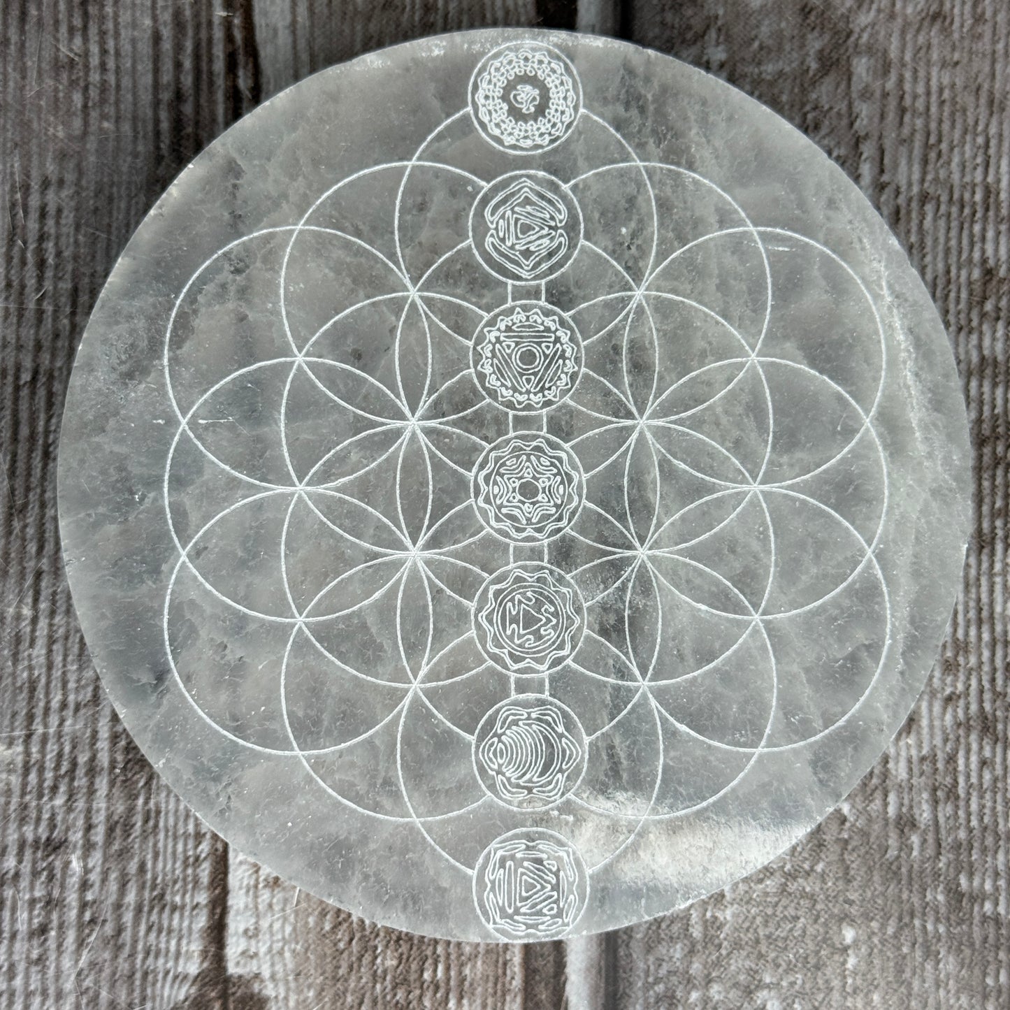 Selenite Charging Plates